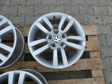 Load image into Gallery viewer, 4x Alufelge 16 Zoll 6.5" 5x112 33ET Glanz Silber 5N0601025R VW Tiguan Rim Wheel FEL8002013982qf