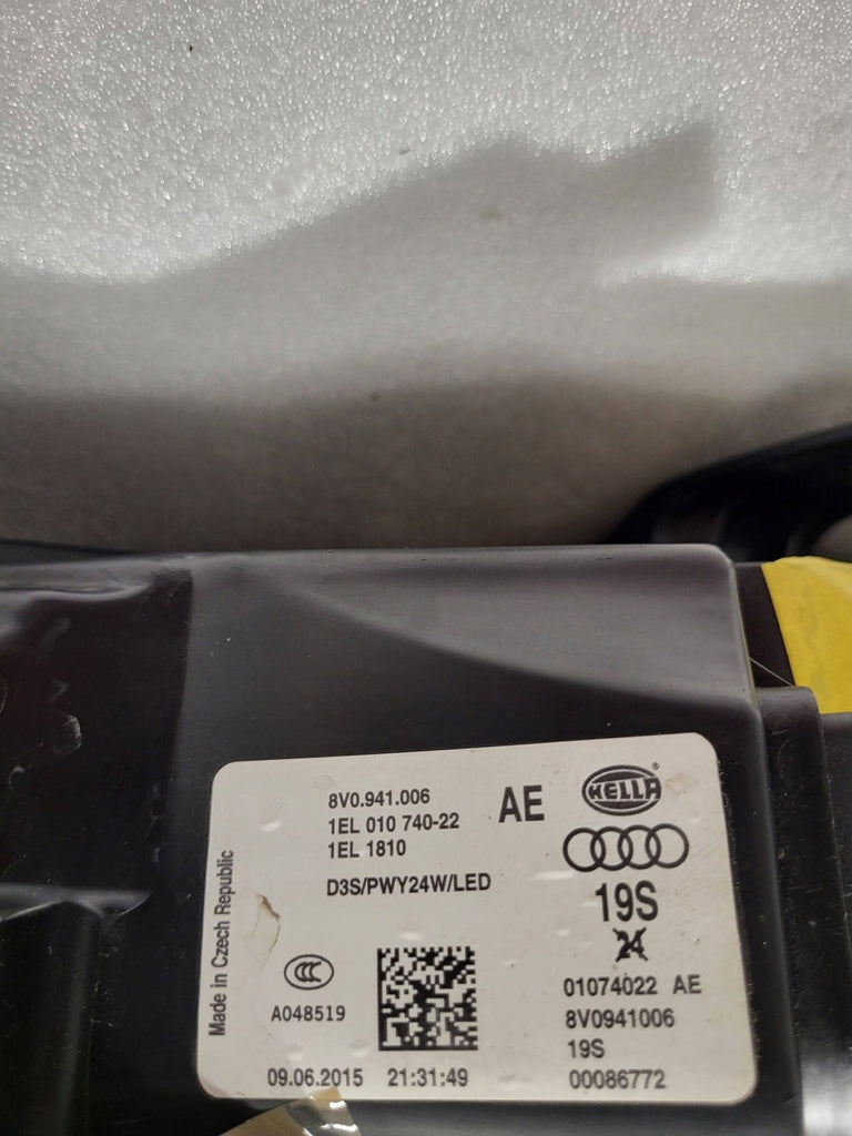 Frontscheinwerfer Audi A3 8V0941006 Xenon Rechts Scheinwerfer Headlight SCH1527779930oi