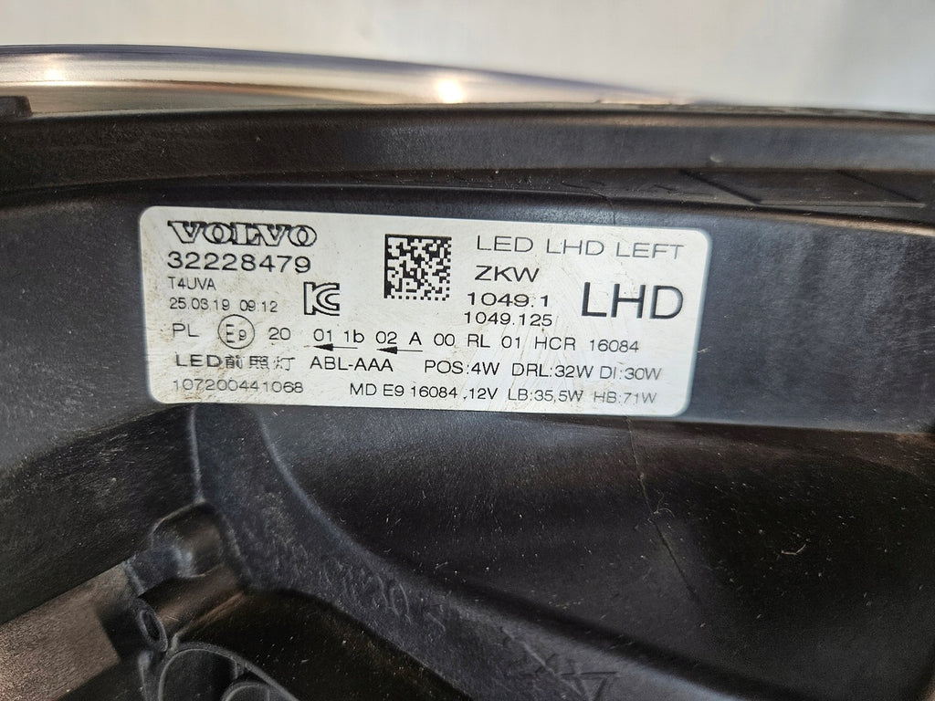 Frontscheinwerfer Volvo V40 32228479 Full LED Links Scheinwerfer Headlight SCH8733524537rk