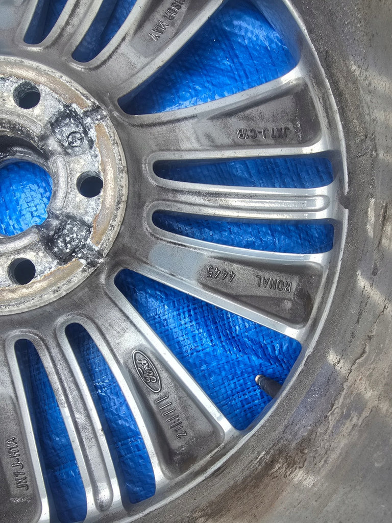 1x Alufelge 18 Zoll 8.0" 5x108 55ET Glanz Silber JX7JC1B Ford Mondeo Rim Wheel FEL8043535368ep