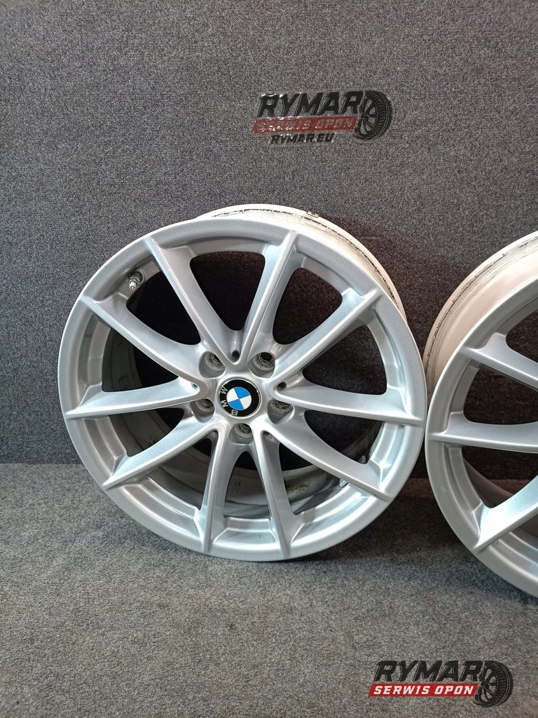 4x Alufelge 17 Zoll 7.5" 5x112 27ET Glanz Silber 6868217 BMW Rim Wheel FEL2727811355mn