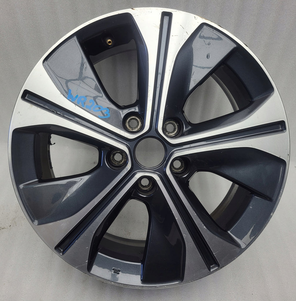 1x Alufelge 17 Zoll 6.5" 5x114.3 45ET Glanz Graphit N86701 Mg X-Trail I Pulsar FEL3861957650rj