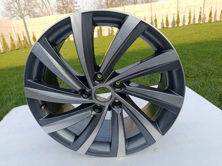 1x Alufelge 18 Zoll 5E3601025A Skoda Octavia Iv Rim Wheel FEL5551719979dt