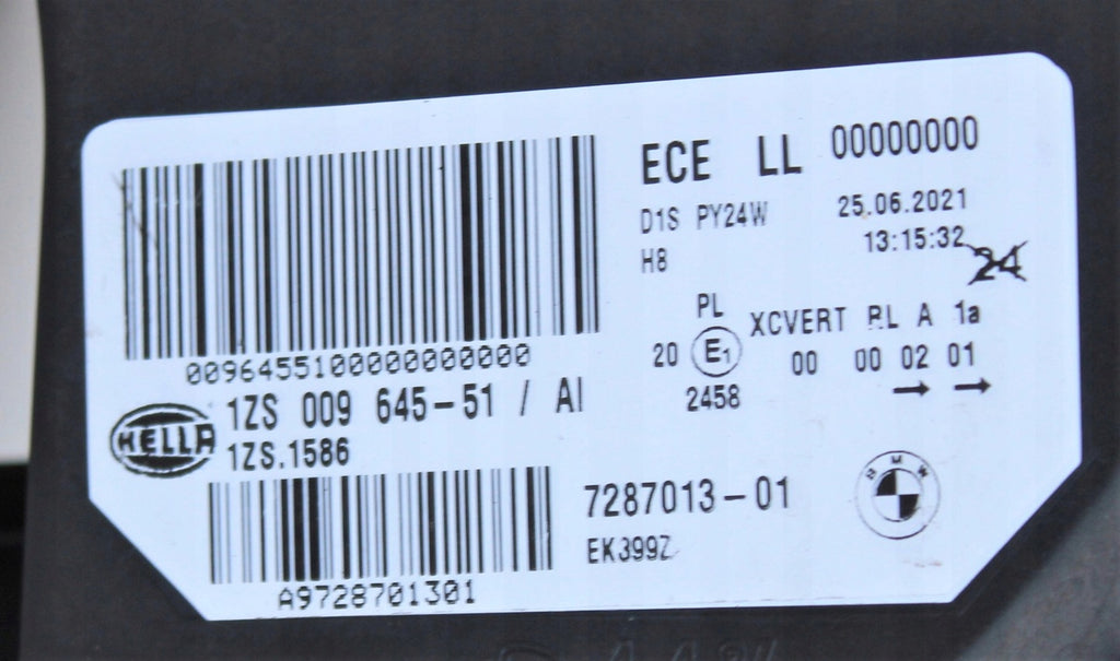 Frontscheinwerfer BMW X6 E71 7287013 Xenon Ein Stück (Rechts oder Links) SCH2341616326nv