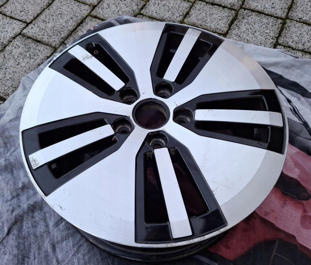 1x Alufelge 16 Zoll 6.5" 5x112 46ET Glanz Silber 5GE601025 VW I Rim Wheel FEL7841599640sk