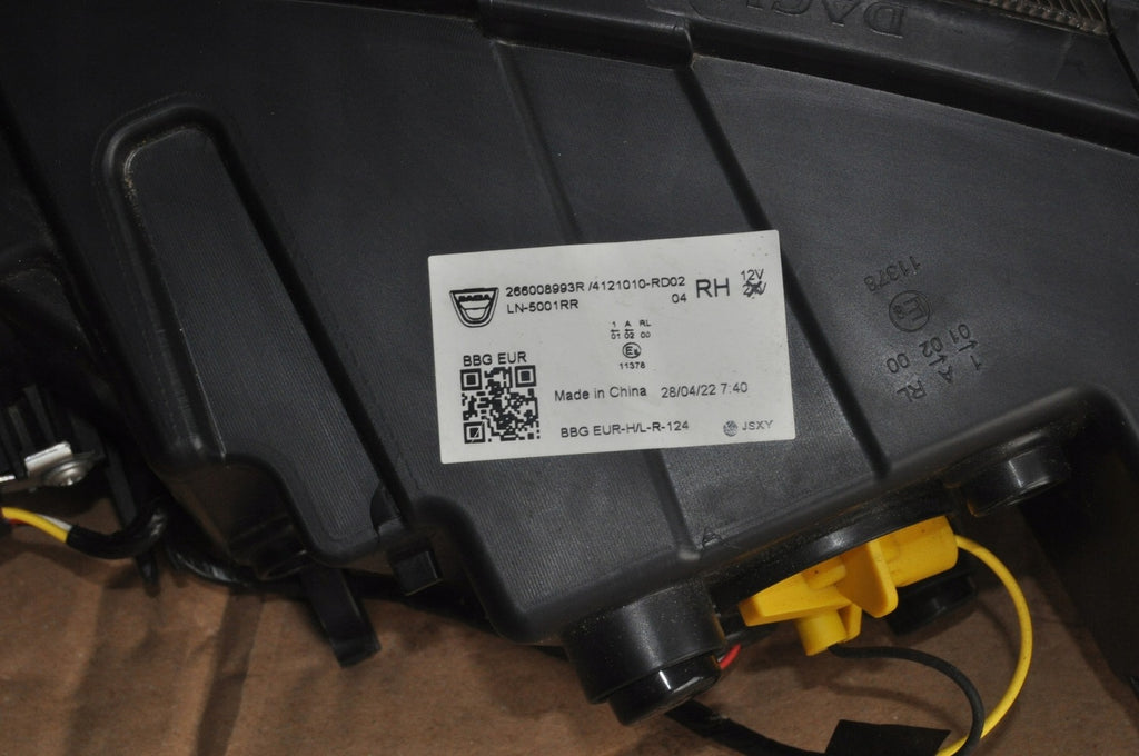 Frontscheinwerfer Dacia Spring 266008993R LED Rechts Scheinwerfer Headlight