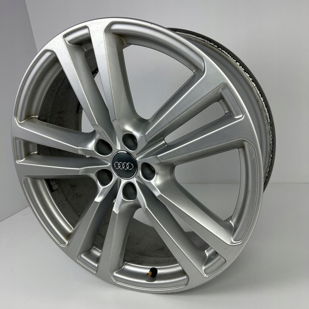 1x Alufelge 20 Zoll 8.0" 5x112 28ET Glanz Silber 4M0601025G Audi Rim Wheel FEL4317523674wa