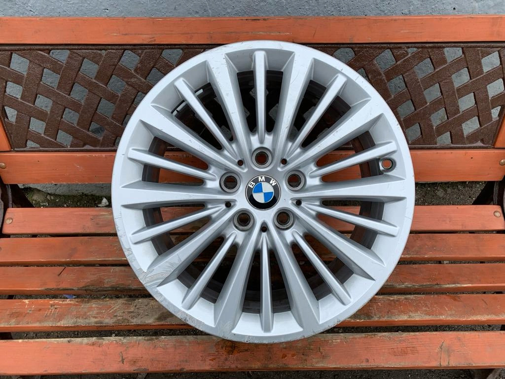 1x Alufelge 17 Zoll 7.5" 5x120 54ET Glanz Silber 6881440 BMW 2 F45 F46 Rim Wheel FEL8687931569ic