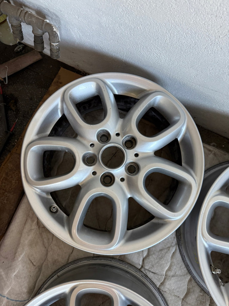 1x Alufelge 16 Zoll 6.5" 5x112 54ET Glanz Silber 006855103 Mini Rim Wheel FEL7110741961fn
