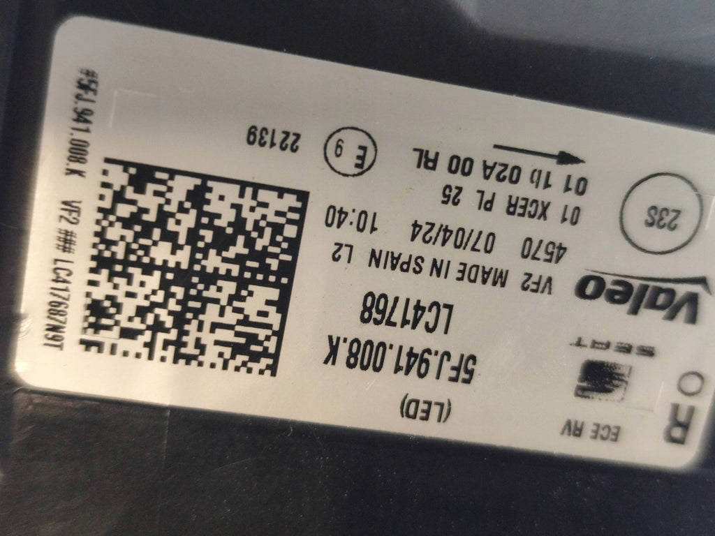 Frontscheinwerfer Seat Tarraco 5FJ941008K Full LED Rechts Scheinwerfer Headlight