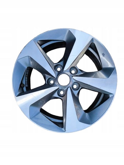 1x Alufelge 16 Zoll 6.5" 5x114.3 40ET Glanz 87169090 Nissan Qashqai Ii Rim Wheel FEL9671643804wy