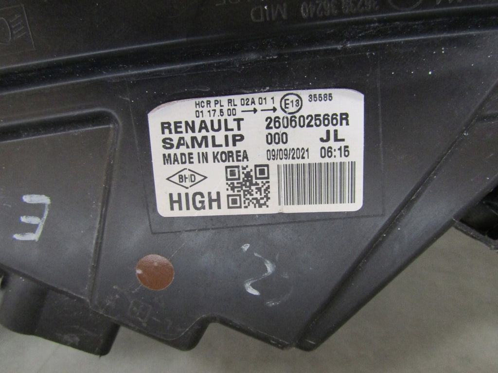 Frontscheinwerfer Renault Arkana 260602566 LED Links Scheinwerfer Headlight SCH4409465791sn