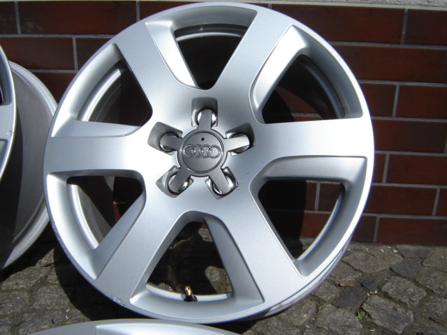 4x Alufelge 17 Zoll 8.0" 5x112 39ET Glanz Silber 4G0601025A Audi C7 A4 B8 FEL8105304151yh