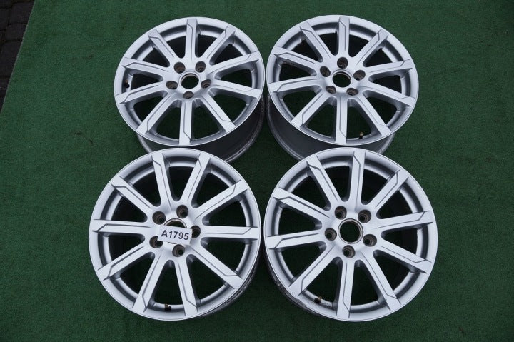 4x Alufelge 17 Zoll 7.5" 5x112 56ET Glanz Silber 8P0601025BG Audi A3 Rim Wheel FEL9191366382cw
