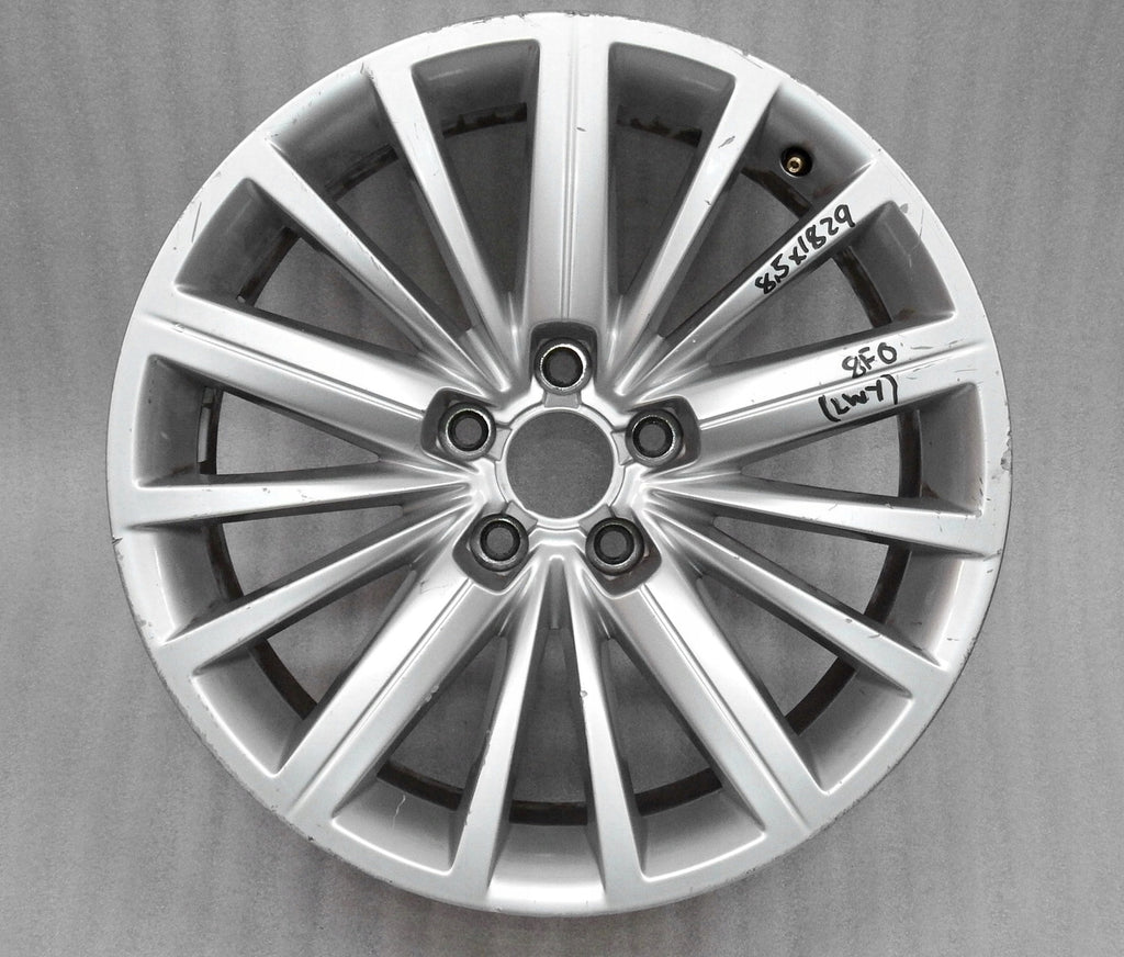 1x Alufelge 18 Zoll 8.5" 5x112 29ET Glanz Silber 8F0601025A, 8F0601025B Audi A5