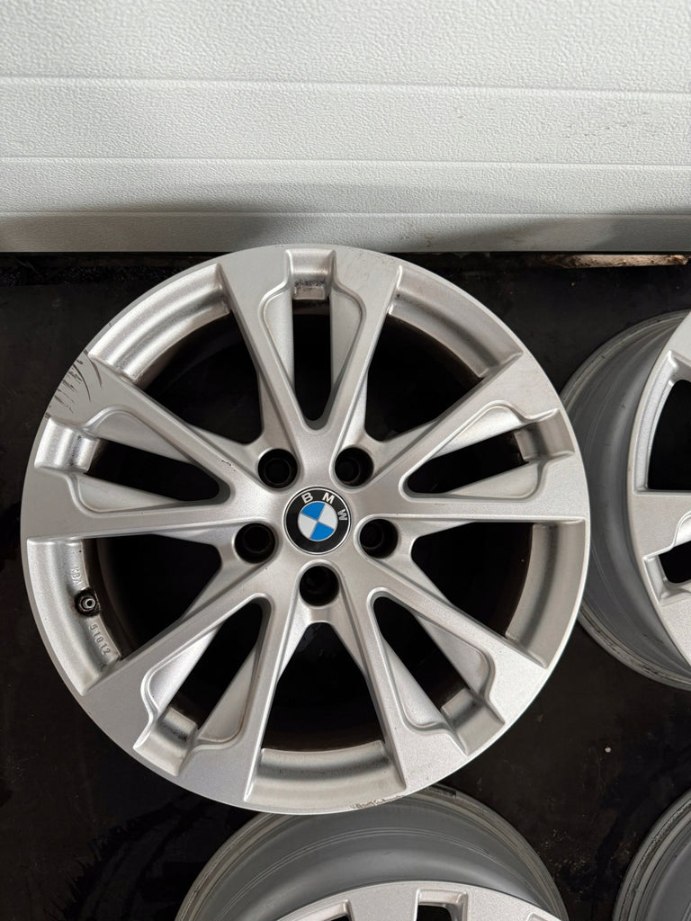 4x Alufelge 17 Zoll 7.5" 5x112 27ET Glanz Silber KBA51012 Audi Mini I Rim Wheel FEL2522345107ff