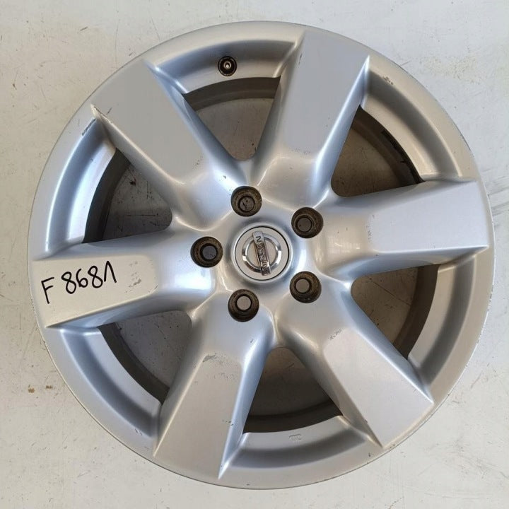 1x Alufelge 17 Zoll 6.5" 5x114.3 45ET JG110 Nissan X-Trail I Qashqai Rim Wheel FEL6021822451vy
