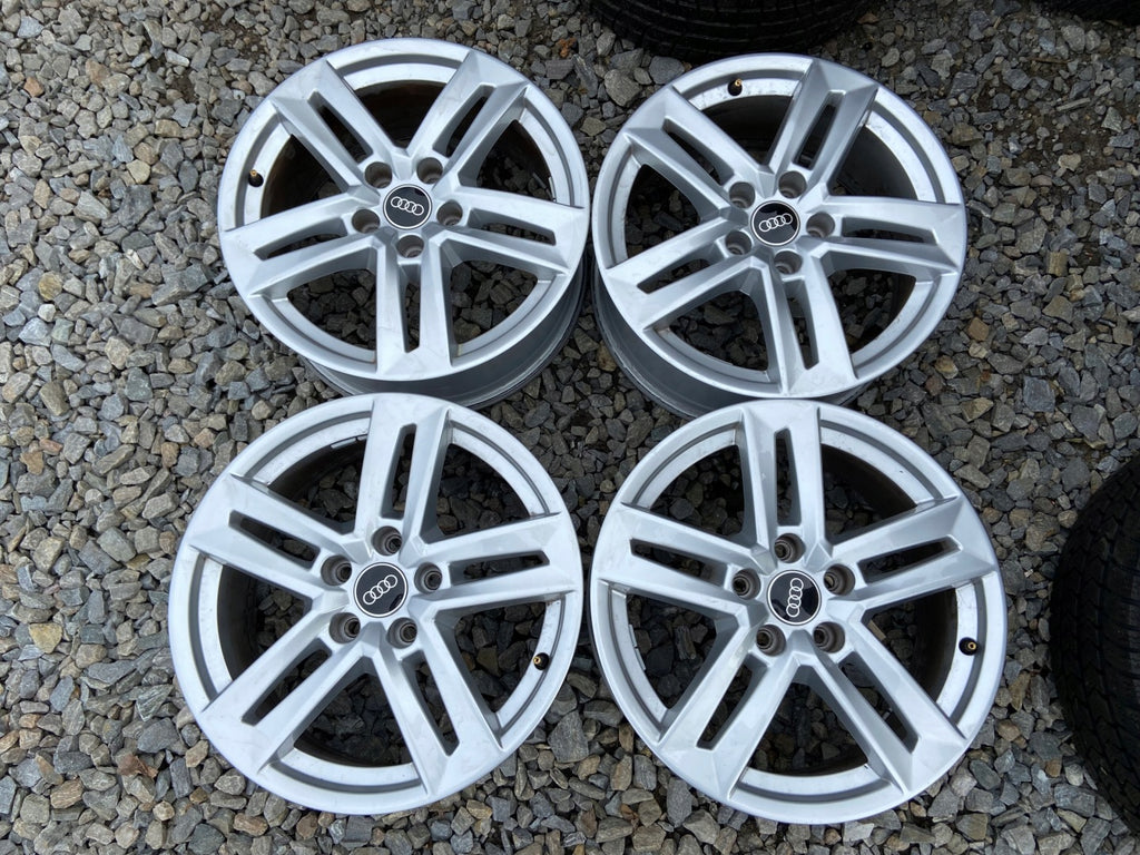 4x Alufelge 17 Zoll 7.0" 5x112 42ET Glanz Silber 8W0601025P Audi A4 B8 Rim Wheel FEL5520448073aw