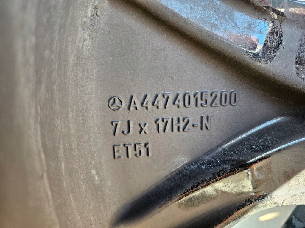1x Alufelge 17 Zoll 7.0" 5x112 51ET A4474015200 Mercedes-Benz Viano Rim Wheel FEL6805631357mf