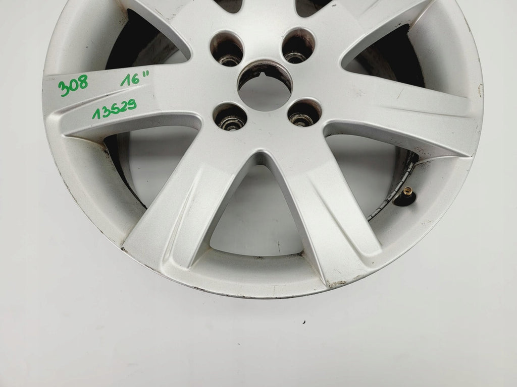 1x Alufelge 16 Zoll 7.0" 4x108 32ET Glanz Silber 9673708077 Peugeot 308 I FEL4847996880cl