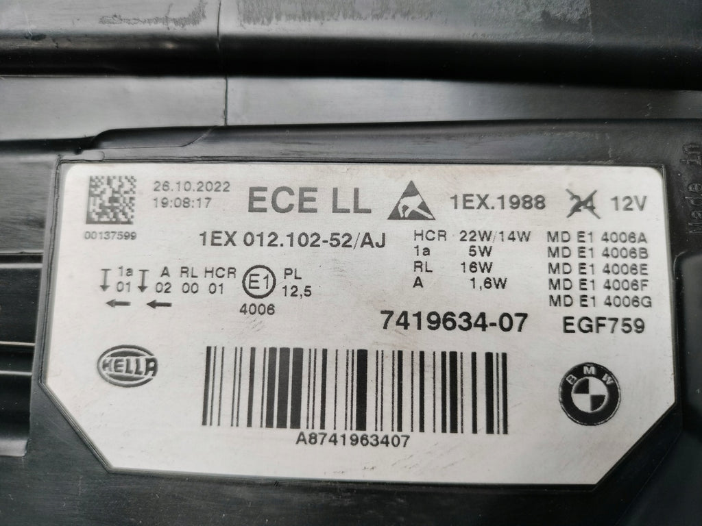 Frontscheinwerfer BMW F30 F31 7419634-07 7419633-07 LED Ein Satz Headlight