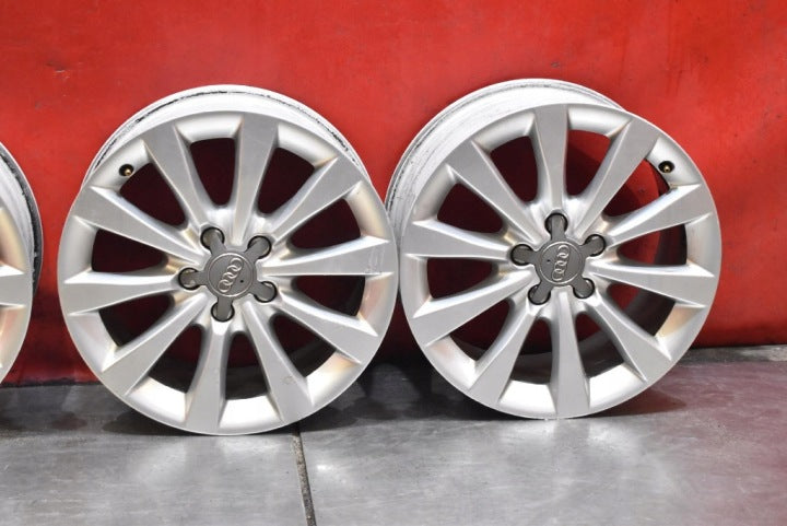 4x Alufelge 17 Zoll 8.0" 5x112 39ET Glanz Silber 4G0601025BH Audi A6 Rim Wheel FEL7229987941pr