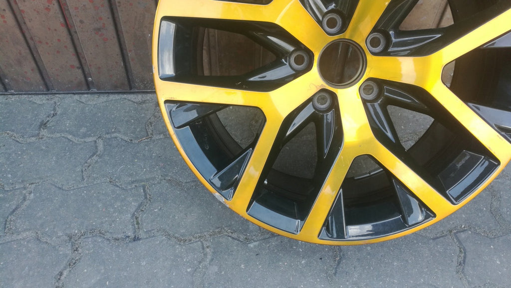 1x Alufelge 18 Zoll 8.0" 5x112 44ET Glanz Schwarz 5C0601025BL VW Passat Beetle FEL4259261662kv