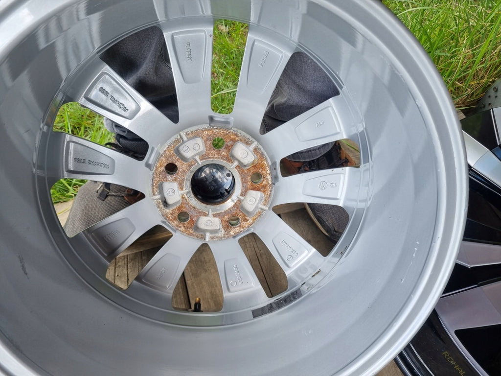4x Alufelge 17 Zoll 7.0" 5x112 54ET Glanz Silber 5K0601025R VW Golf Vi Rim Wheel FEL3933125735rb