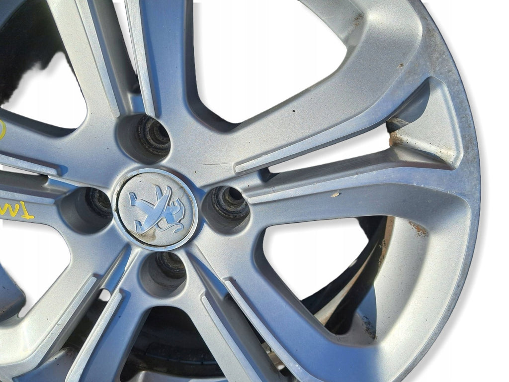 1x Alufelge 16 Zoll 6.0" 4x108 23ET Glanz Graphit 9673773677 Peugeot 208 FEL7191787012uu