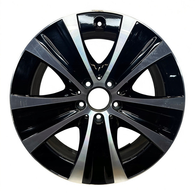 1x Alufelge 18 Zoll 8.0" 5x112 43ET Glanz Schwarz A2134013700 Mercedes-Benz W213