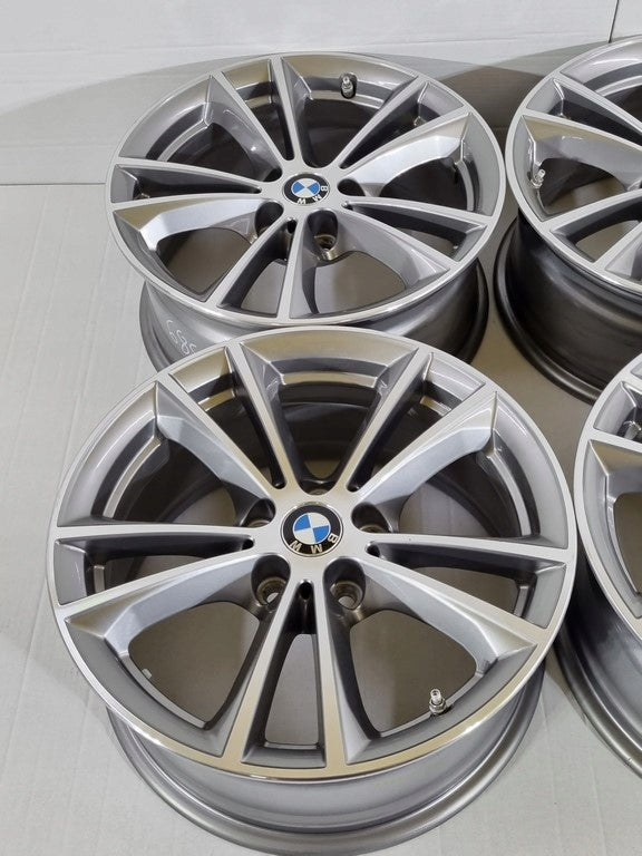 1x Alufelge 17 Zoll 7.5" 5x112 27ET Glanz Graphit BMW G31 G30 Rim Wheel FEL7242730095vm