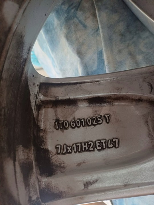4x Alufelge 17 Zoll 7.0" 5x112 47ET 1T0601025T VW Touran Rim Wheel FEL4440848866eu