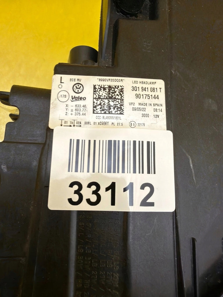Frontscheinwerfer VW Passat B8 3G1941081T LED Links Scheinwerfer Headlight SCH2665550279qy