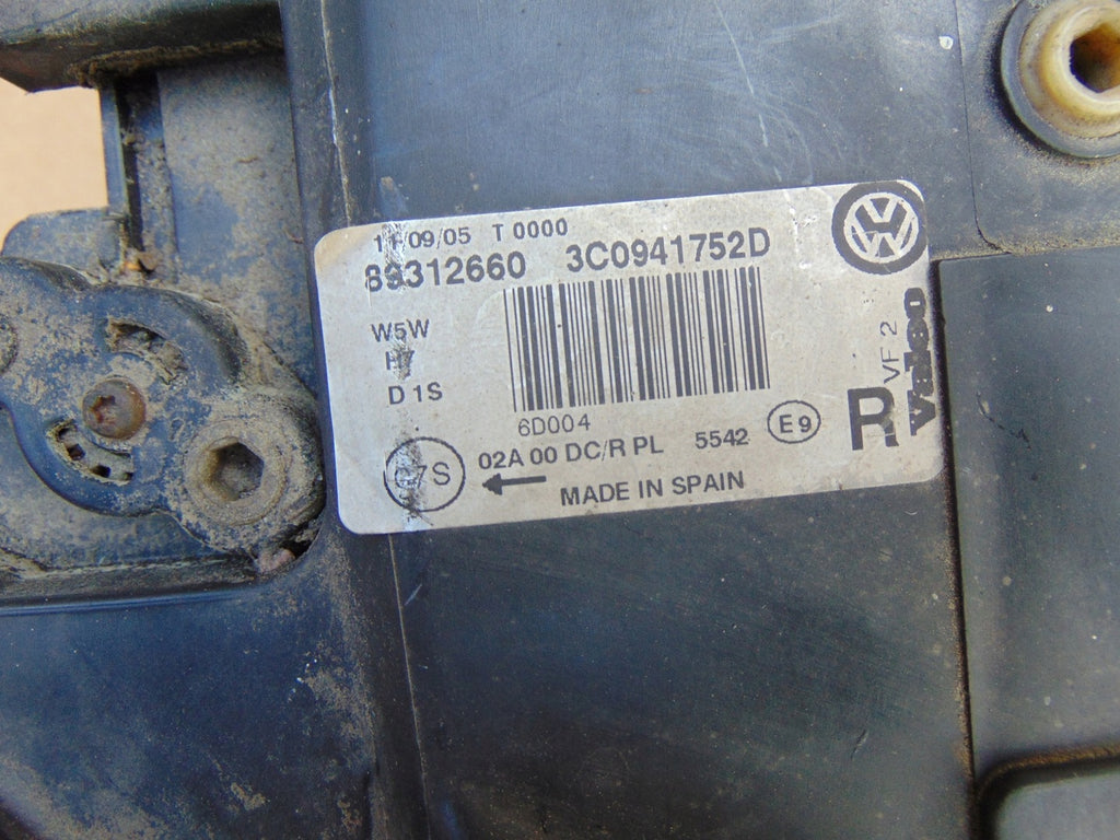 Frontscheinwerfer VW Passat 3C0941752D Xenon Rechts Scheinwerfer Headlight SCH7190594601uc