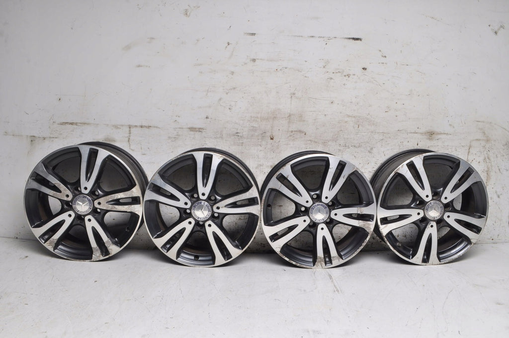 4x Alufelge 16 Zoll 6.5" 5x112 49ET A2464010000 Mercedes-Benz W246 Rim Wheel