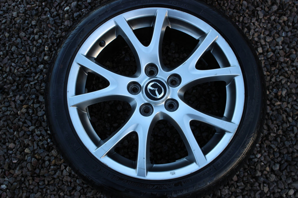 1x Alufelge 17 Zoll 7.0" 5x114.3 55ET Glanz Grau 9965277070 Mazda Mx-5 Mx5 Nc FEL1470112206tg