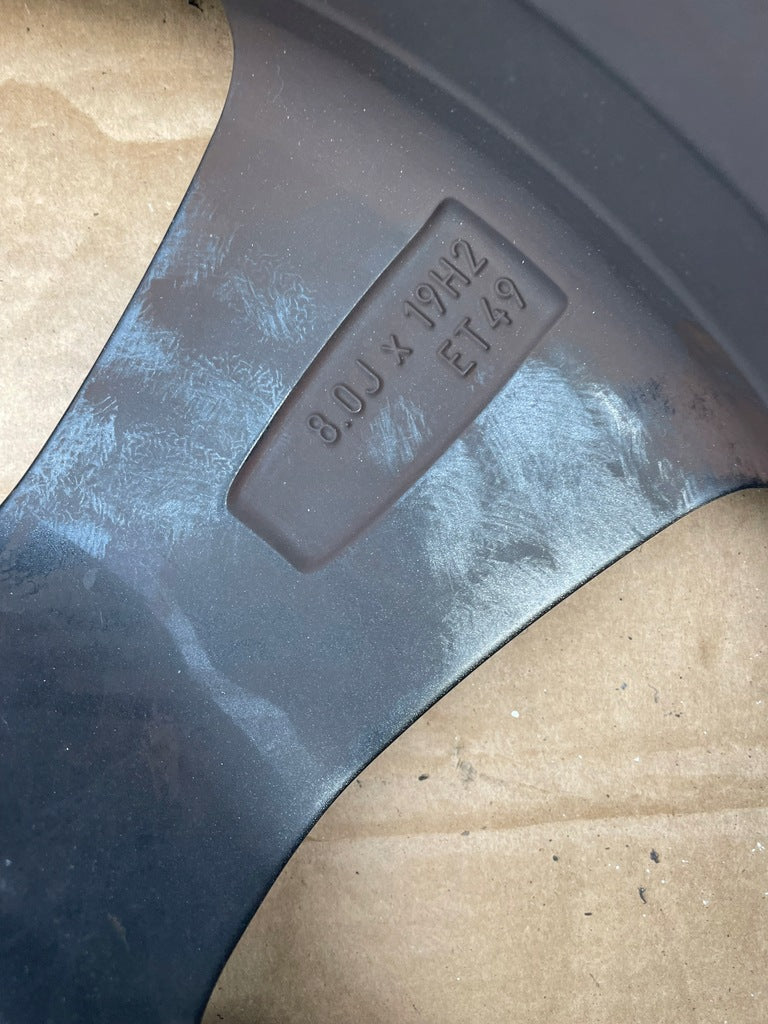 1x Alufelge 19 Zoll 8.0" 5x112 49ET Matt Graphit 5FA601025F Cupra Leon Rim Wheel FEL4256089357rd