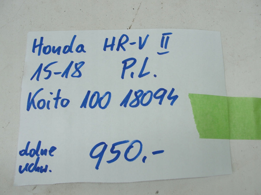 Frontscheinwerfer Honda Hr-V 18094 Links Scheinwerfer Headlight