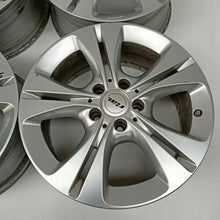 Load image into Gallery viewer, 4x Alufelge 17 Zoll 7.0" 5x112 48ET Glanz Silber A2054014300 Mercedes-Benz FEL1197825998ig