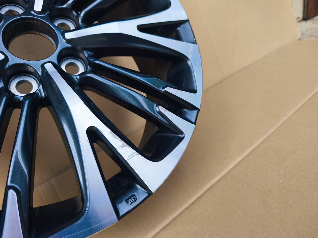1x Alufelge 18 Zoll 7.0" 5x114.3 50ET Glanz Graphit Mg Chr Rim Wheel FEL2517106014ww