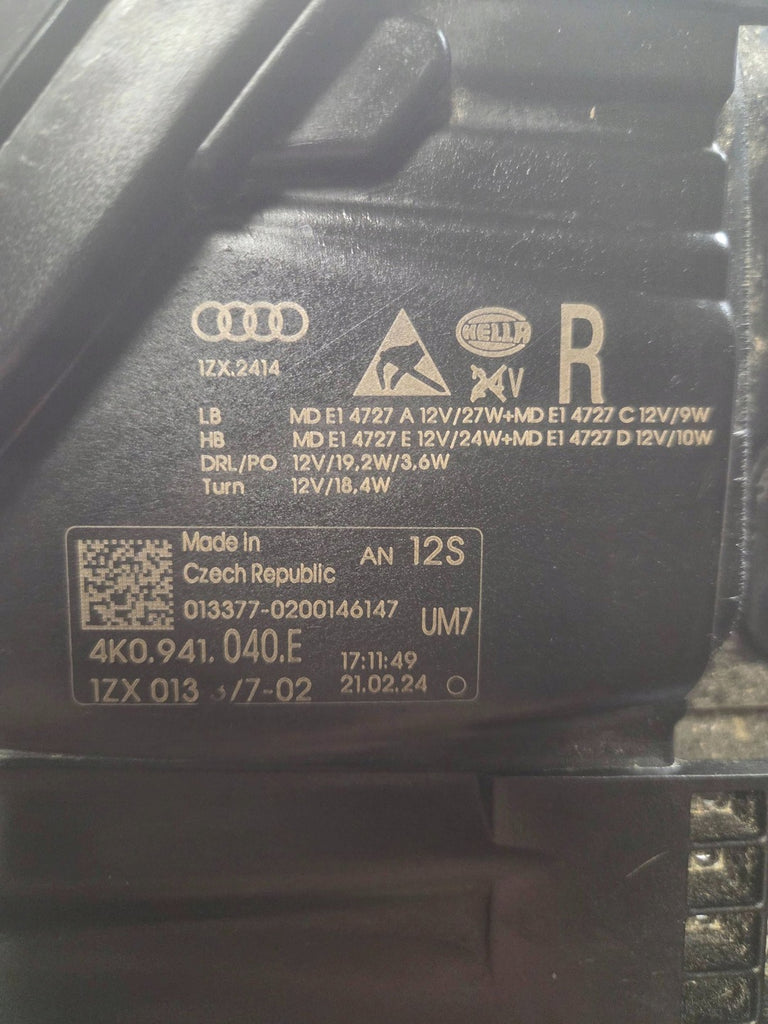 Frontscheinwerfer Audi A6 C8 4K0941040E LED Rechts Scheinwerfer Headlight SCH5741806734vg