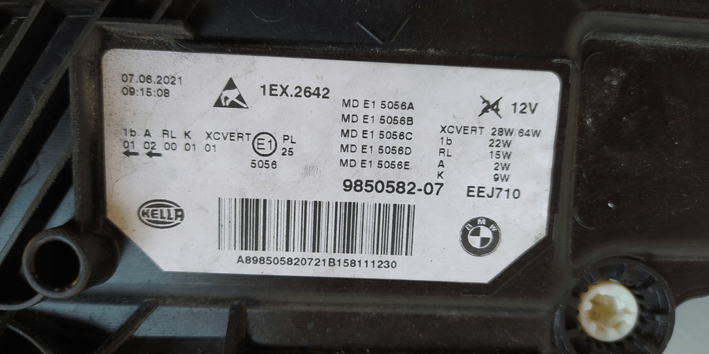 Frontscheinwerfer BMW 5 G31 G30 9850582-07 Full LED Rechts Headlight SCH8226951193eb