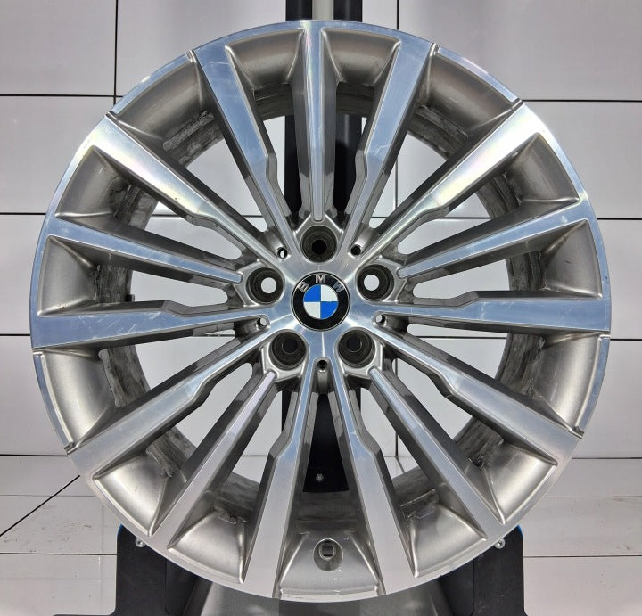 1x Alufelge 19 Zoll 8.0" 5x112 26ET Glanz Grau 6884206 BMW G14 G15 Rim Wheel FEL3872864327xq