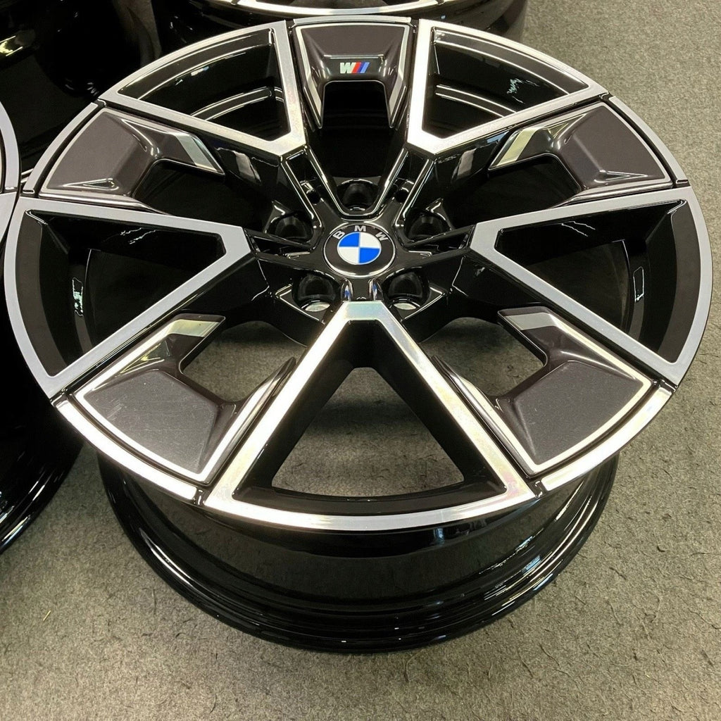 4x Alufelge 18 Zoll 8.5" 5x112 36ET Glanz Schwarz 8747286 BMW I4 Rim Wheel FEL1507402875sr