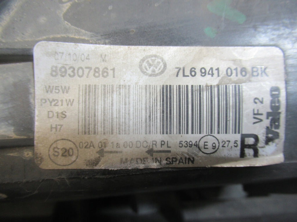 Frontscheinwerfer VW Touareg 7L6941016BK Rechts Scheinwerfer Headlight SCH6615898079vf