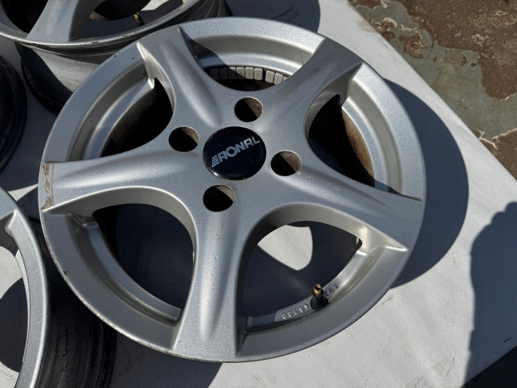 4x Alufelge 14 Zoll 6.0" 4x108 13ET Silber 42R4604250 Peugeot I Rim Wheel FEL6356566610fb