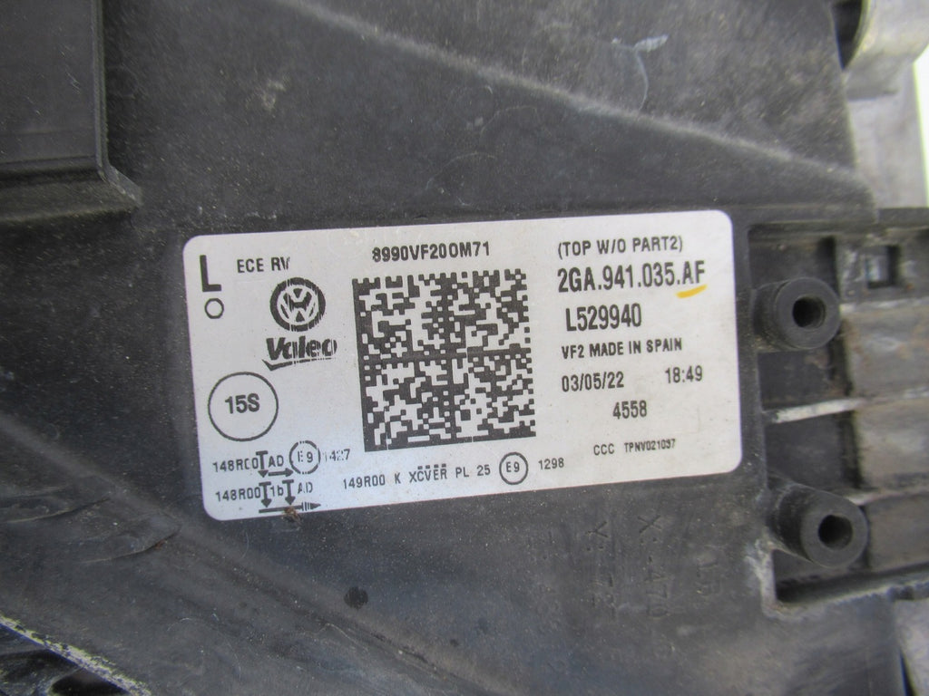 Frontscheinwerfer VW T-Roc Troc 2GA941035AF LED Links Scheinwerfer Headlight