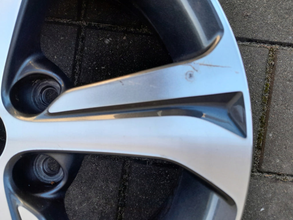 1x Alufelge 16 Zoll 6.5" 5x114.3 40ET Glanz Schwarz Nissan Qashqai I Primera P12 FEL5723140038te