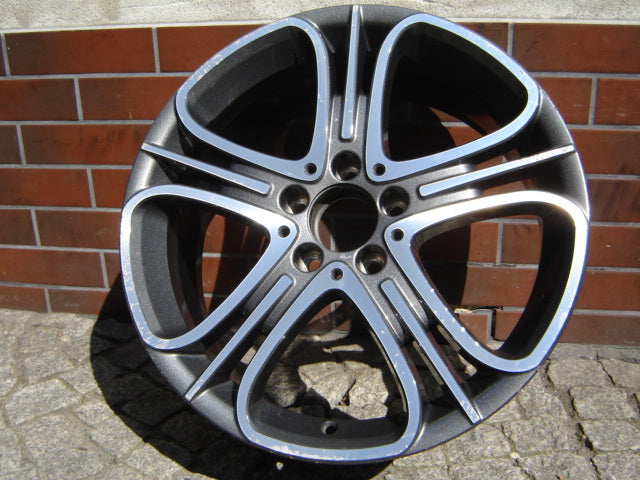 1x Alufelge 18 Zoll 7.5" 5x112 52ET Glanz A2464012202 Mercedes-Benz Cla Mg FEL7449589466lx