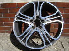 Load image into Gallery viewer, 1x Alufelge 18 Zoll 7.5" 5x112 52ET Glanz A2464012202 Mercedes-Benz Cla Mg FEL7449589466lx
